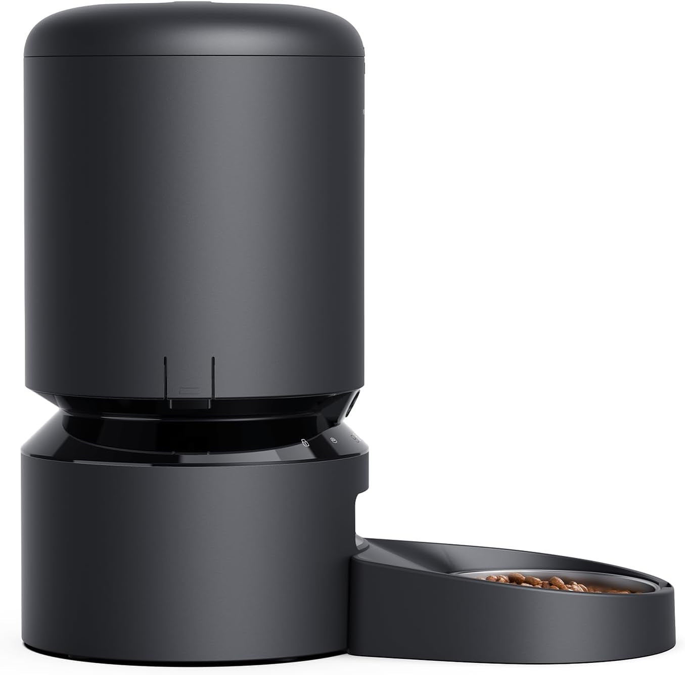 Automatic Cat Feeder with Camera, 1080P HD Video with Night Vision, 5G Wifi Pet Feeder with 2-Way Audio, Low Food & Blockage Sensor, Motion & Sound Alerts for Cat & Dog Single Tray